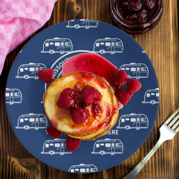 Custom Design - Melamine Plate 8 inches - LIFESTYLE