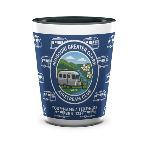 Custom Design - Ceramic Shot Glass - Two Tone - Front