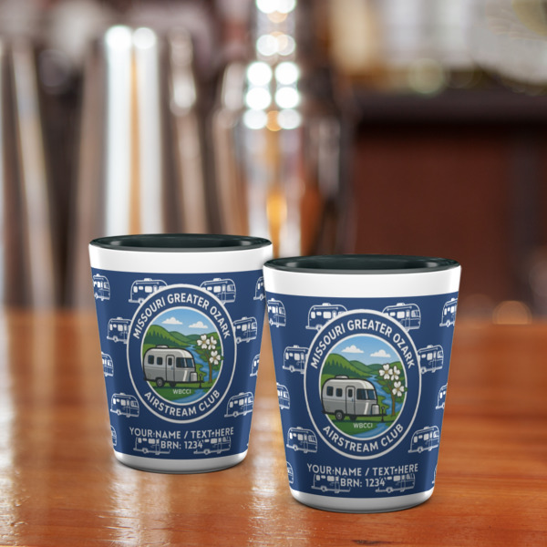 Custom Design - Ceramic Shot Glass - Two Tone - Lifestyle