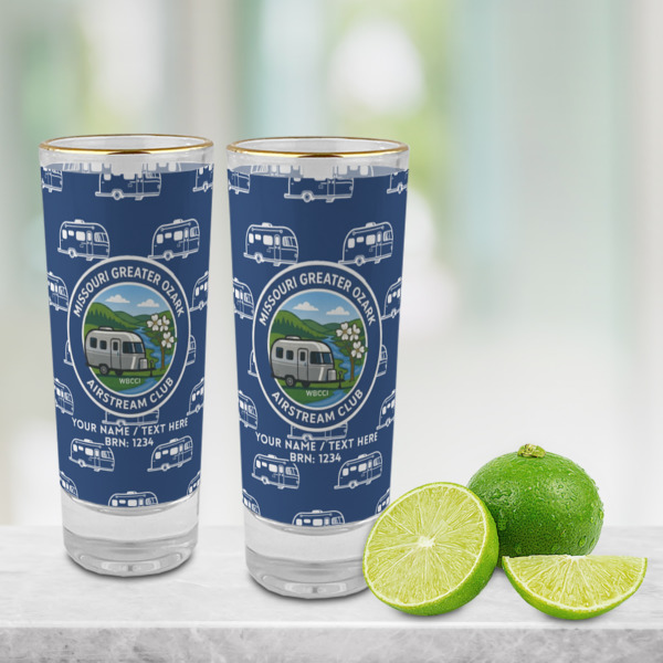Custom Design - Glass Shot Glass - 2oz - Lifestyle