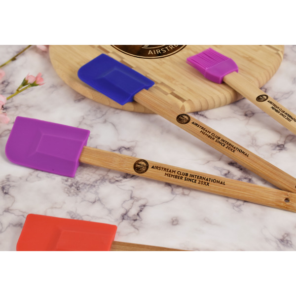 Custom Design - Silicone Spatula - Purple - Lifestyle