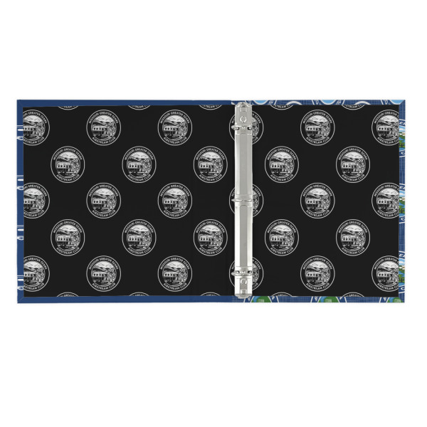 Custom Design - 3 Ring Binders - Full Wrap - 1" - Open Inside