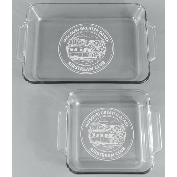 Custom Design - Glass Baking Dish Set - Front