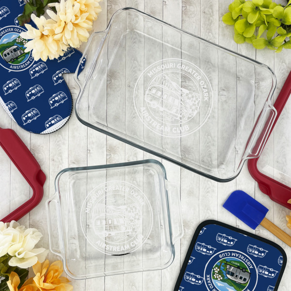 Custom Design - Glass Baking Dish Set - Lifestyle