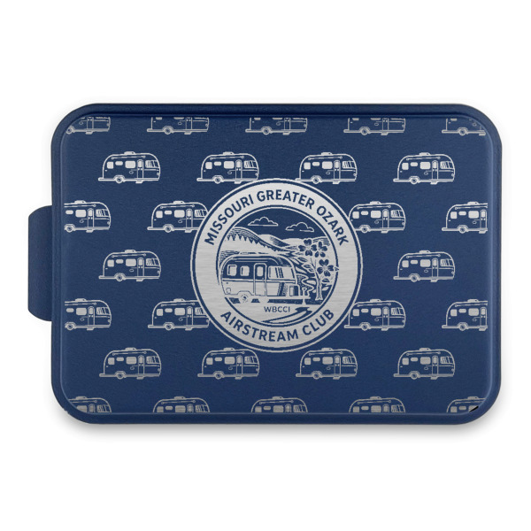 Custom Design Your Own Aluminum Baking Pan with Navy Lid