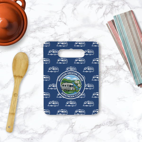 Custom Design - Rectangle Trivet with Handle - LIFESTYLE