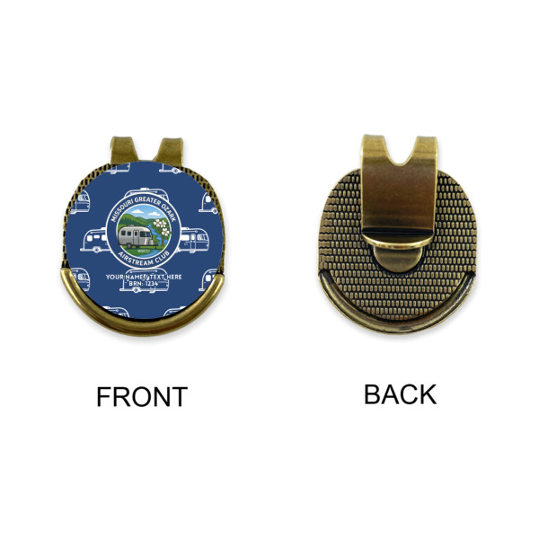Custom Design - Golf Ball Hat Clip Marker - Apvl - GOLD