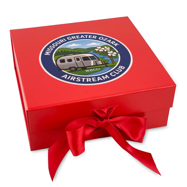 Custom Design Your Own Gift Box with Magnetic Lid - Red
