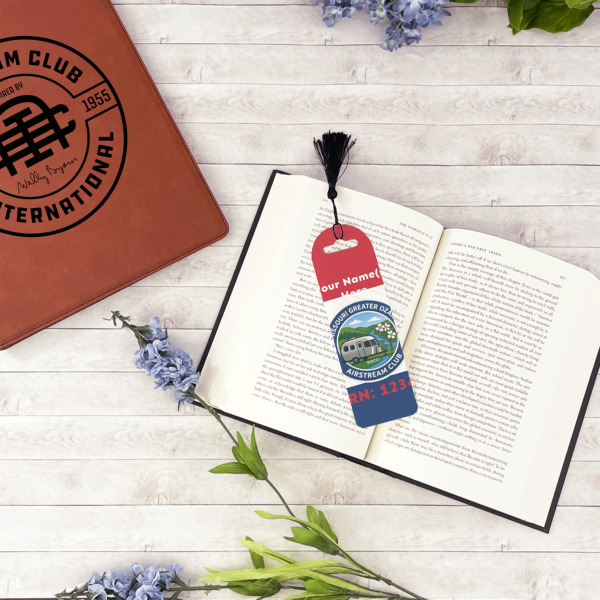Custom Design - Plastic Bookmarks - In Context
