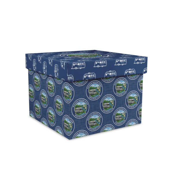 Custom Design Your Own Gift Box with Lid - Canvas Wrapped - Medium