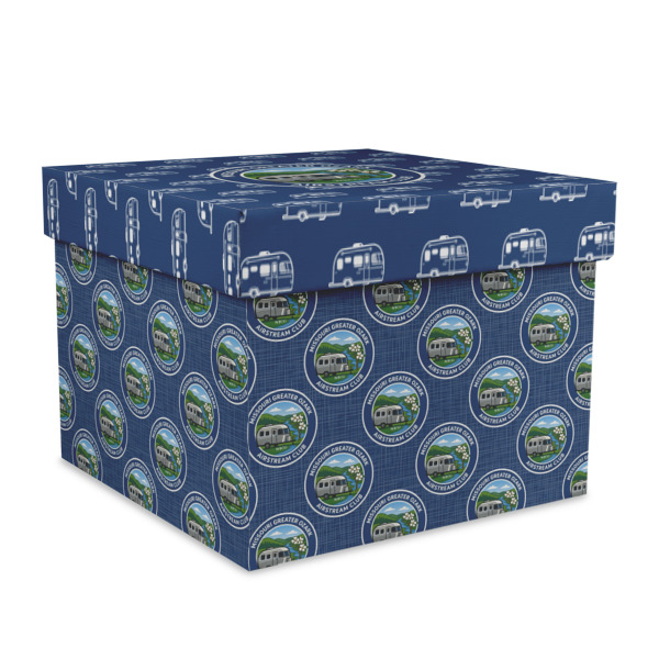 Custom Design Your Own Gift Box with Lid - Canvas Wrapped - X-Large