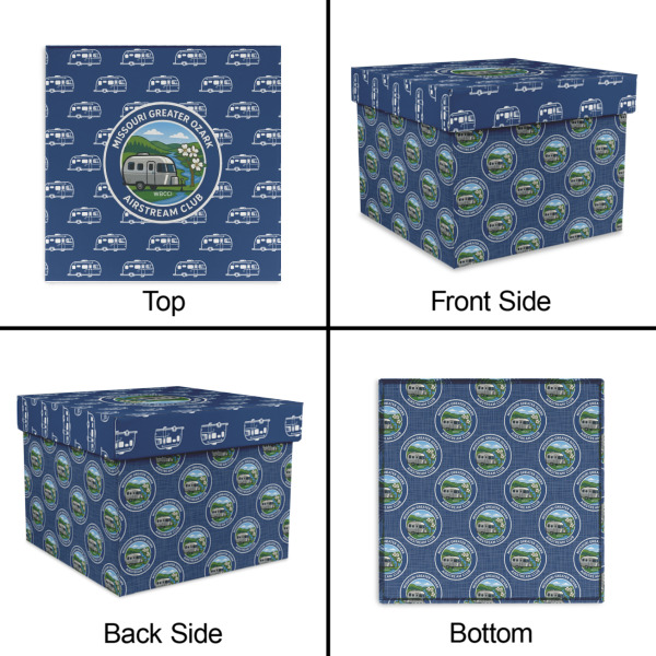 Custom Design - Gift Boxes with Lid - Canvas Wrapped - X-Large - Approval