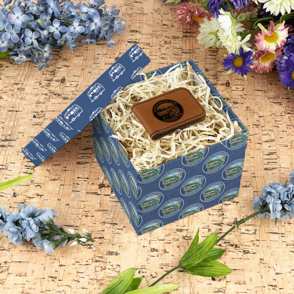 Custom Design - Gift Boxes with Lid - Canvas Wrapped - Small - In Context