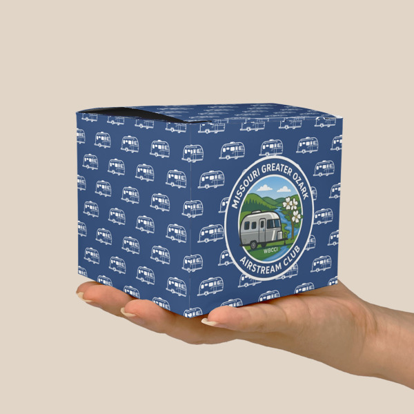 Custom Design - Cube Favor Gift Box - Scale View