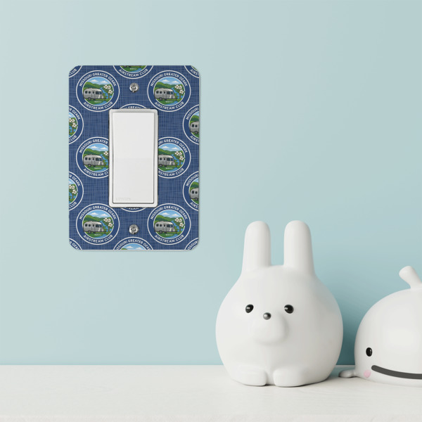 Custom Design - Rocker Light Switch Covers - Single - IN CONTEXT