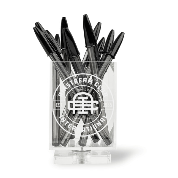 Custom Design - Acrylic Pencil Holder - FRONT