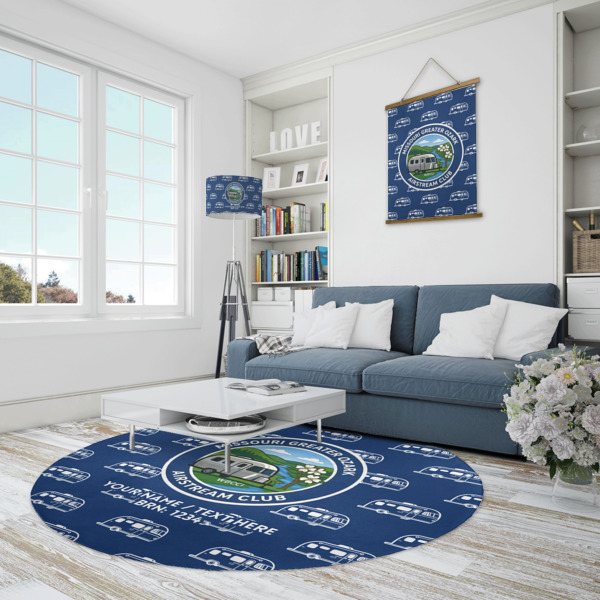 Custom Design - Round Area Rug - IN CONTEXT