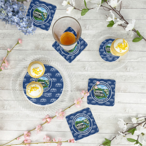 Custom Design - Paper Coasters - In Context