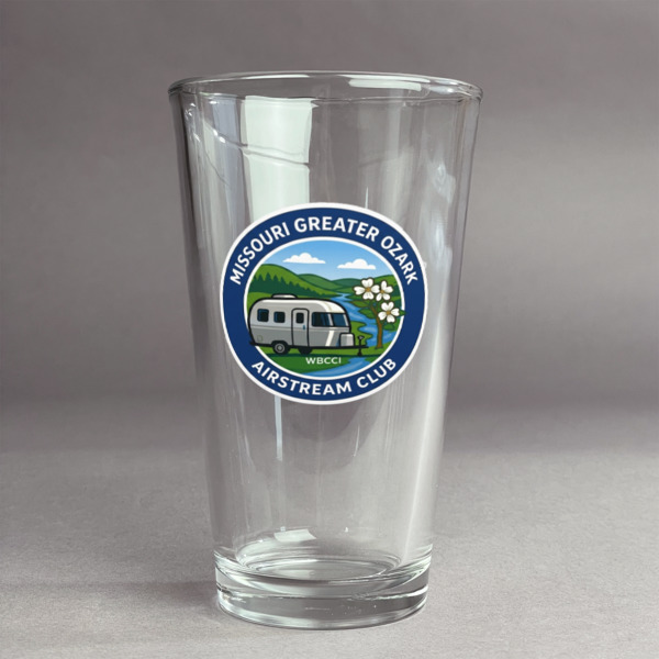 Custom Design Your Own Pint Glass - Full Color Logo