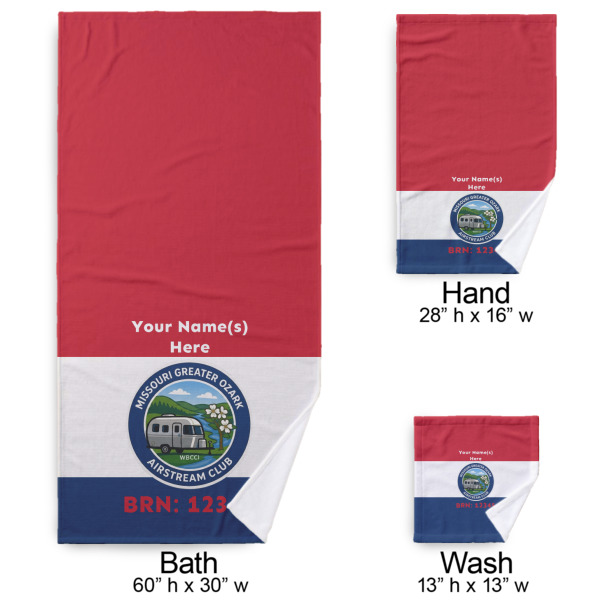 Custom Design - Bath Towel Sets - 3-piece - Approval
