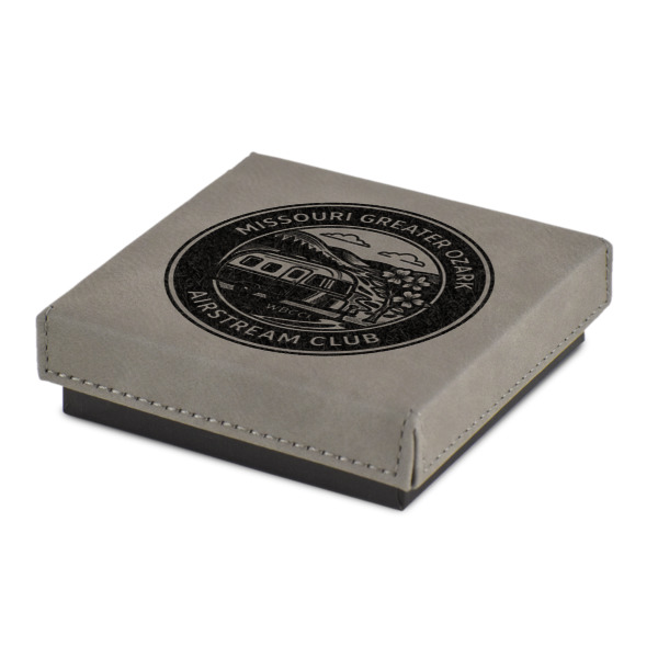 Custom Design Your Own Jewelry Gift Box - Engraved Leather Lid