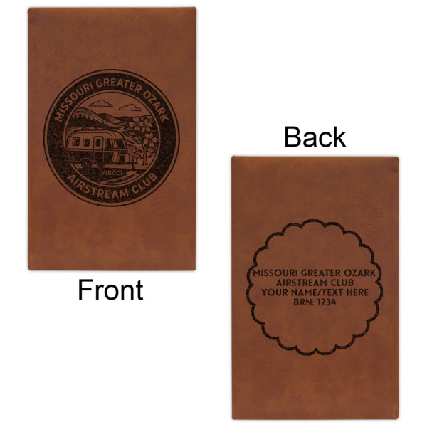Custom Design - Leatherette Sketchbooks - Small - Double Sided - Front & Back View