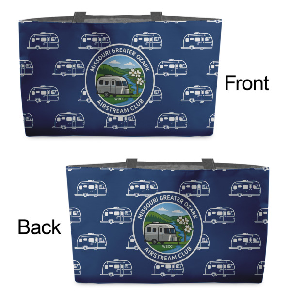 Custom Design - Tote w/Black Handles - Front & Back Views