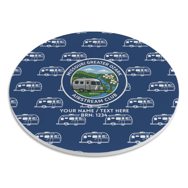 Custom Design - Round Stone Trivet - Angle View