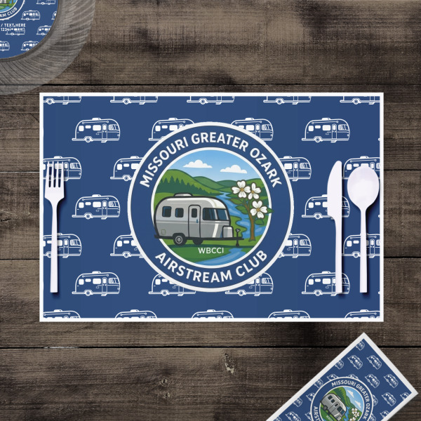 Custom Design - Disposable Paper Placemat - In Context
