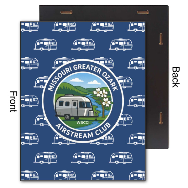 Custom Design - 11x14 Wood Print - Front & Back View
