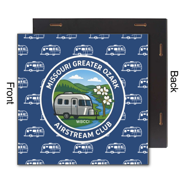 Custom Design - 12x12 Wood Print - Front & Back View