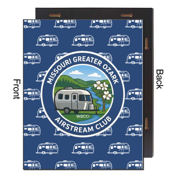 Custom Design - 16x20 Wood Print - Front & Back View