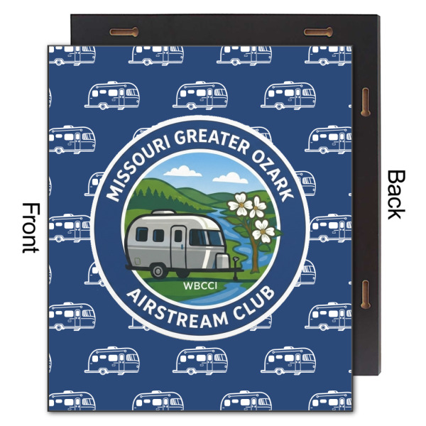 Custom Design - 20x24 Wood Print - Front & Back View