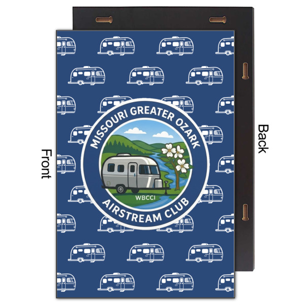 Custom Design - 20x30 Wood Print - Front & Back View