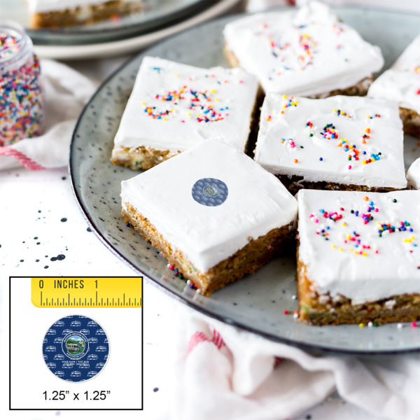 Custom Design - Printed Icing Circle - XSmall - In Context