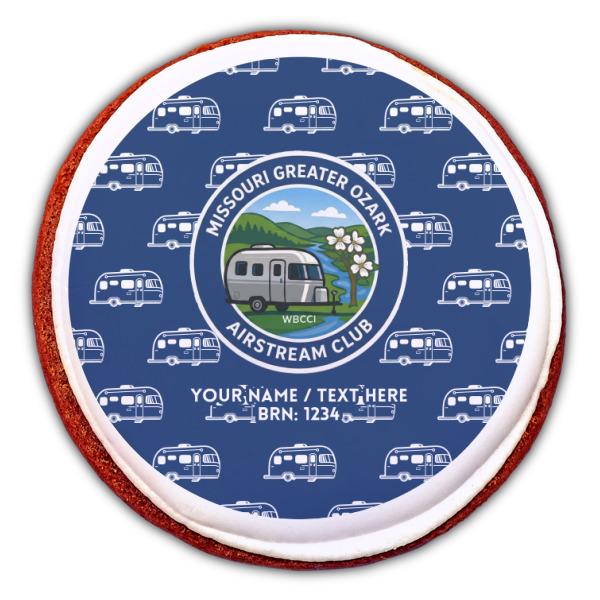 Custom Design - Printed Icing Circle - Large - On Cookie