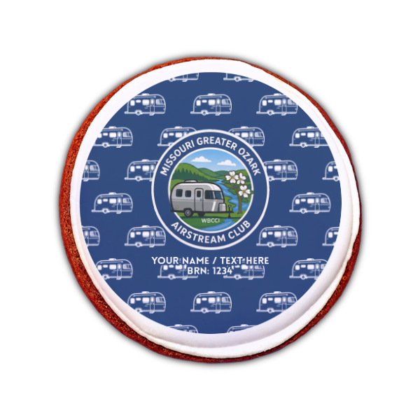 Custom Design - Printed Icing Circle - Small - On Cookie