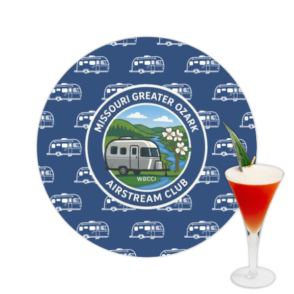 Custom Design Your Own Printed Drink Topper - 2.5"
