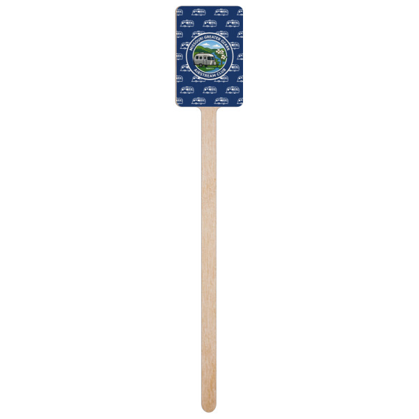 Custom Design - Wooden 6.25" Stir Stick - Rectangular - Single Stick