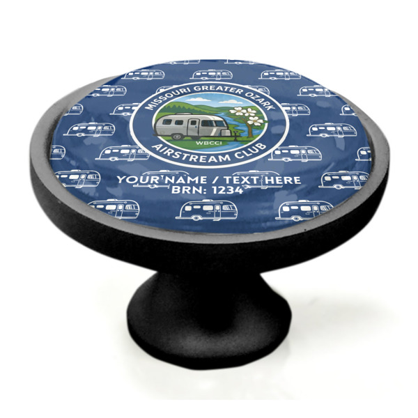 Custom Design - Black Custom Cabinet Knob (Side)
