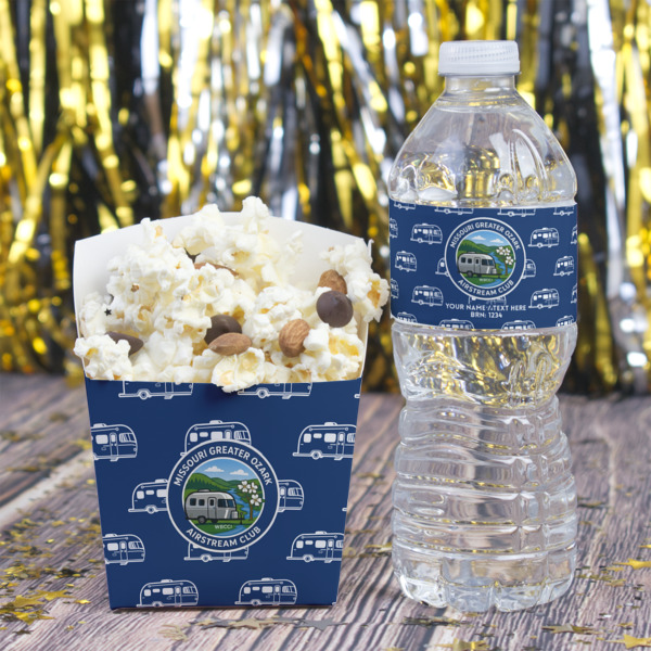 Custom Design - Water Bottle Label - w/ Favor Box