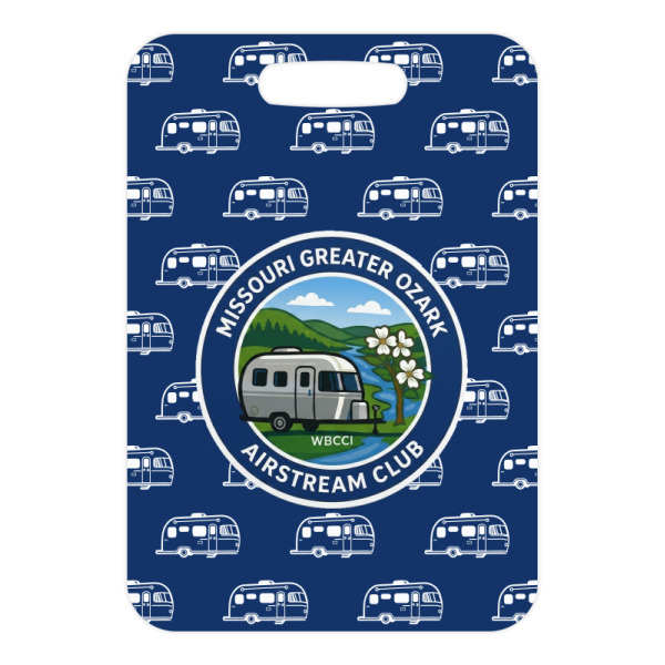 Custom Design - Metal Luggage Tag - Front Without Strap