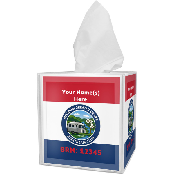 Custom Design - Tissue Box Cover - Angled View