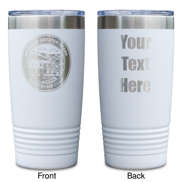 Custom Design - White Polar Camel Tumbler - 20oz - Double Sided - Approval