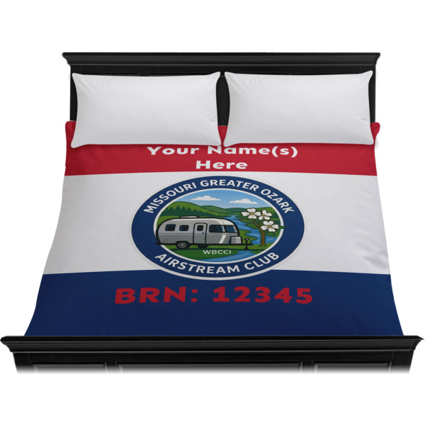 Custom Design - Duvet Cover - King - On Bed - No Prop