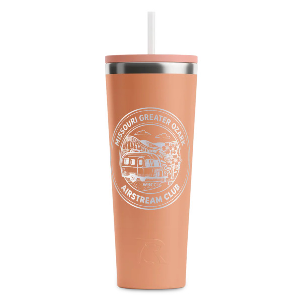 Custom Design - Peach RTIC Everyday Tumbler - 28 oz. - Front