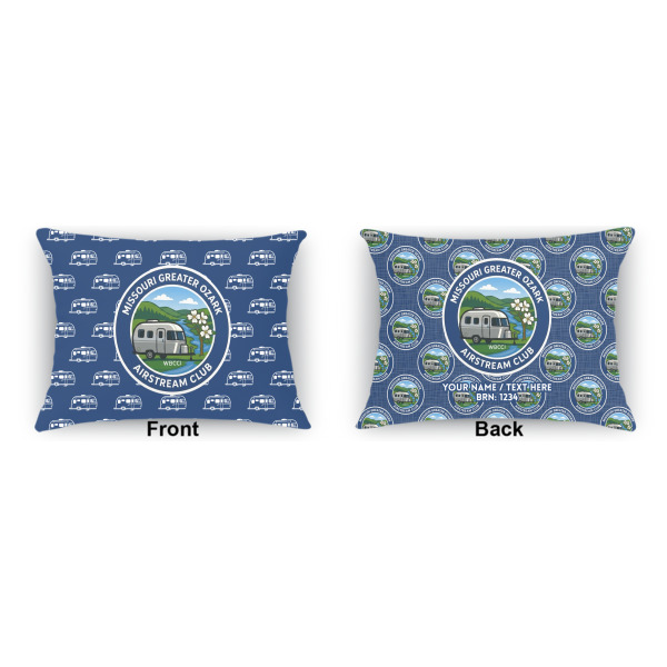 Custom Design - Indoor Rectangular Burlap Pillow (Front and Back)