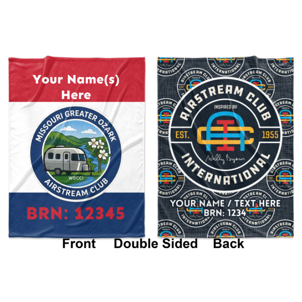 Custom Design - Baby Blanket (Double Sided - Printed Front and Back)