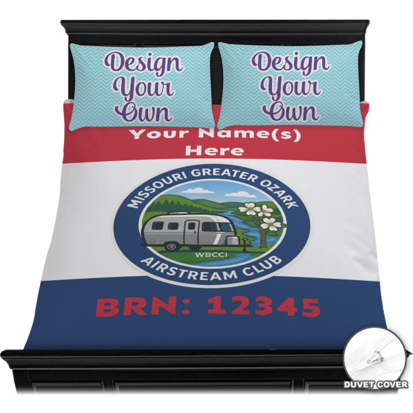Custom Design - Bedding Set - Queen - Duvet - On Bed