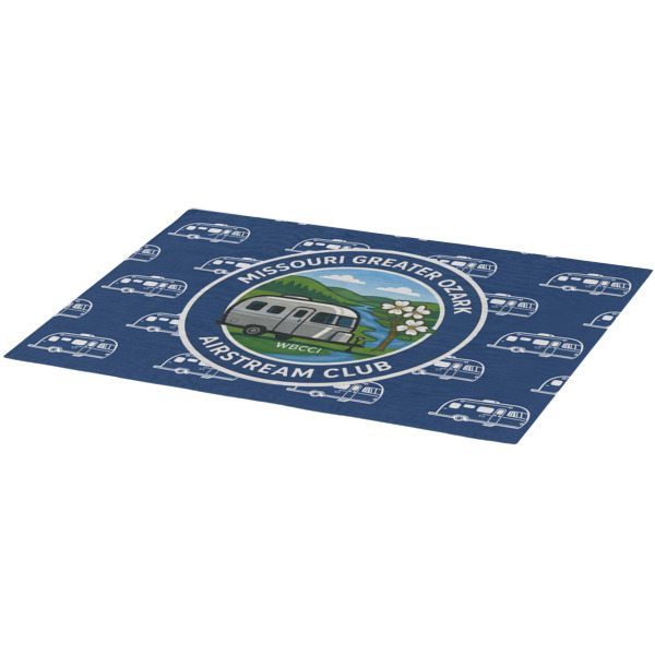 Custom Design - Burlap Placemat (Angle View)